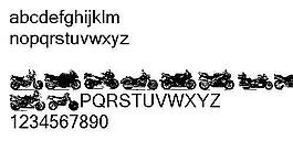 Motorbikez 另類字體