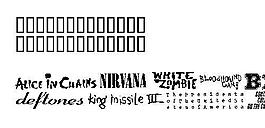 Band 另類字體