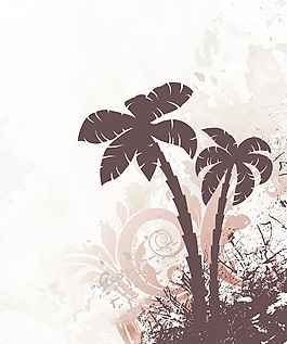 垃圾夏季背景矢量插畫(huà)
