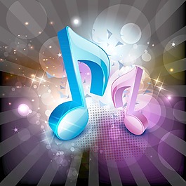 抽象的音符