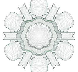 防偽花紋圖案證書花紋