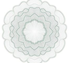 防偽花紋圖案證書花紋