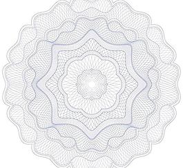 防偽花紋圖案證書花紋