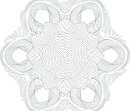 防偽花紋圖案證書花紋