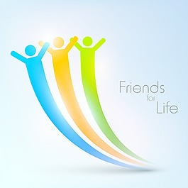 快樂(lè)友誼日背景