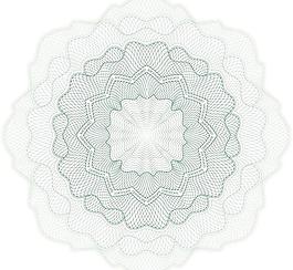 防偽花紋圖案證書花紋
