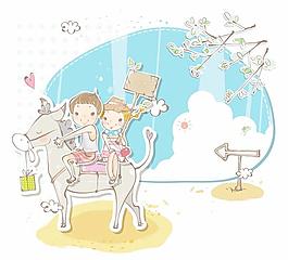 最新韓國(guó)矢量卡通素材738