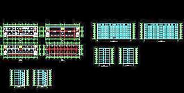 平屋頂辦公樓簡易型建筑設計施工圖