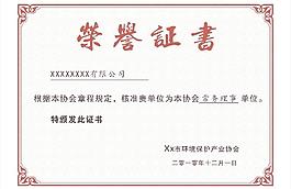 榮譽(yù)證書(shū)
