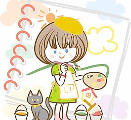 最新韓國矢量卡通素材477