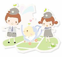 最新韓國矢量卡通素材297