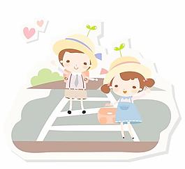 最新韓國矢量卡通素材285