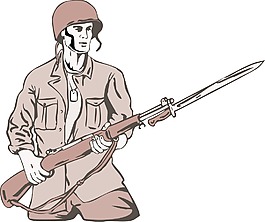士兵用刺刀