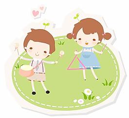 最新韓國矢量卡通素材269