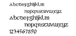 Celticgaelige 英文字體下載