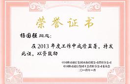 榮譽證書