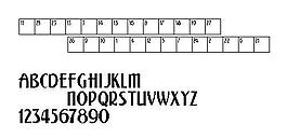 Calendar 另類字體