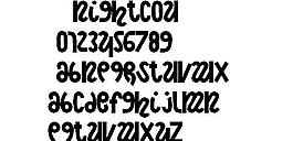 NIGHTCOU 另類字體