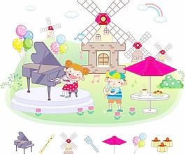 最新韓國矢量卡通素材121