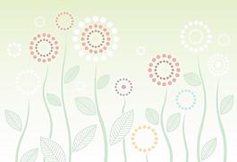 韓國(guó)花卉植物矢量圖庫(kù)22