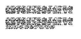 Motoring 另類字體