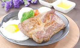 牛排套餐 梅花肉排圖片