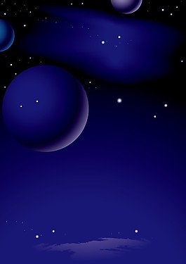 深夜的星空