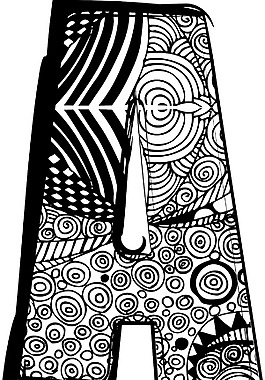 信一個(gè)抽象畫(huà)矢量圖