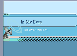 我的眼睛PPT模板