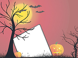 摘要紅色背景與萬圣節(jié)元素