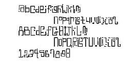 Antiblue 另類字體