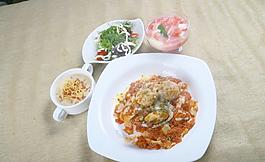 西式套餐海鮮焗飯圖片