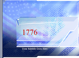1776年 PPT模板