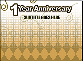周年紀念PPT模板