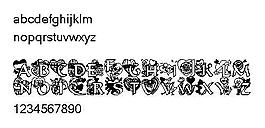 Valentinehearts 另類字體