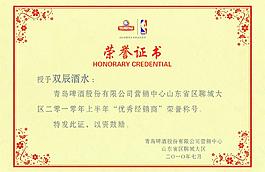 榮譽(yù)證書(shū)
