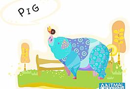 韓國可愛動物樂園插畫09