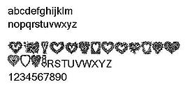 Heartsoflime 另類字體