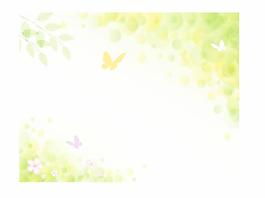 韓國綠色春天花紋矢量素材23