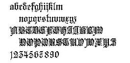 Kaiserzeitgotisch 另類字體