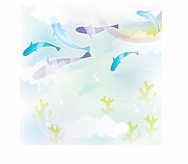 韓國可愛卡通場(chǎng)景矢量素材05