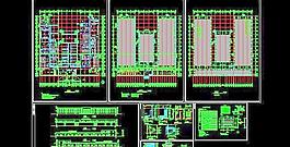 二層平屋頂簡易廠房施工建筑設(shè)計圖