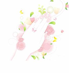 時(shí)尚花紋與女人07