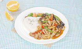 魚香雞柳飯圖片