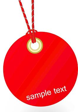 精美立體標(biāo)簽矢量素材0062