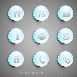 3D Web郵件圖標集
