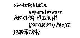 Mezzotick 另類字體
