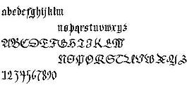 Goethe 另類字體