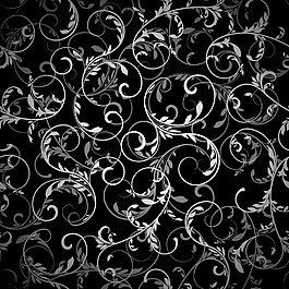 無(wú)縫花紋矢量圖