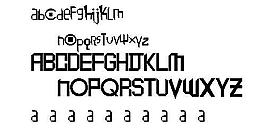 Peace1 另類字體